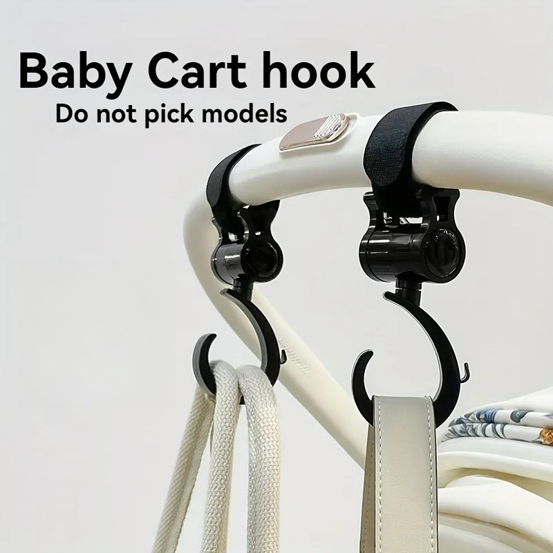 Baby Nursery Trolley - 360° Rotate Hook, Baby Stroller Hook,