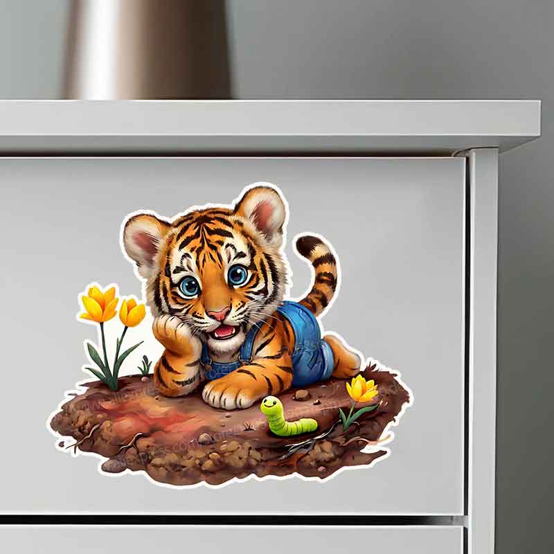 Woodland Baby in Garden Mural  - огляд і ціна Baby Nursery Mural Wallpaper