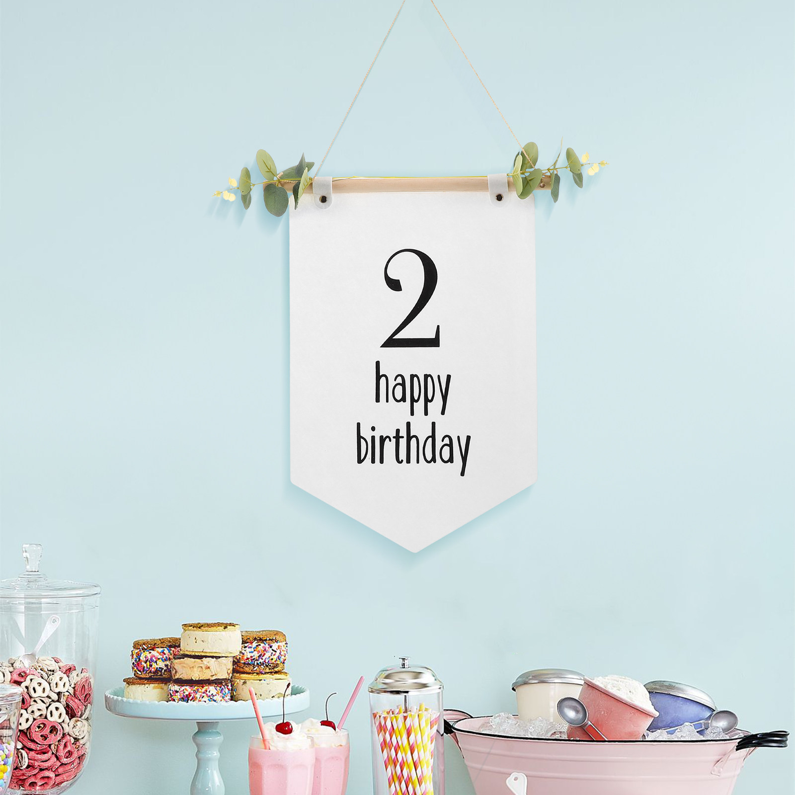 Felt Birthday Banner Baby Show - огляд і ціна Baby Nursery Themes Girl