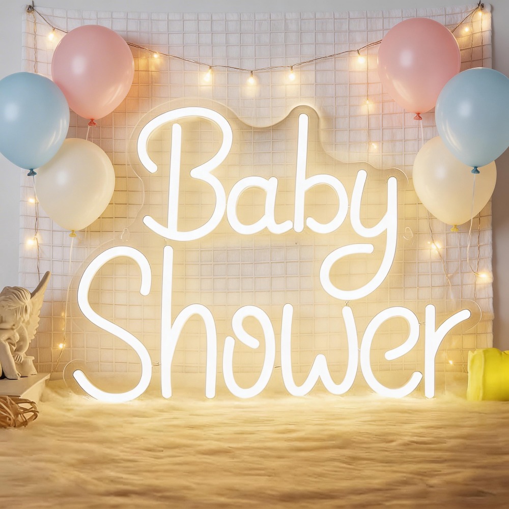 Baby Shower LED Neon Signs USB - огляд і ціна Baby Nursery Wall Lights