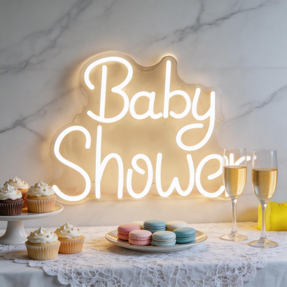 Baby Shower LED Neon Signs USB - огляд і ціна Baby Nursery Wall Lights