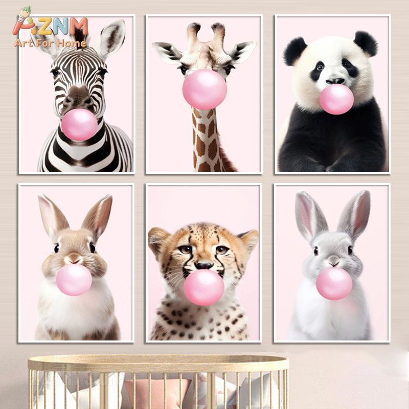 Cute Pink Panda Giraffe Bunny  - огляд і ціна Baby Nursery Giraffe