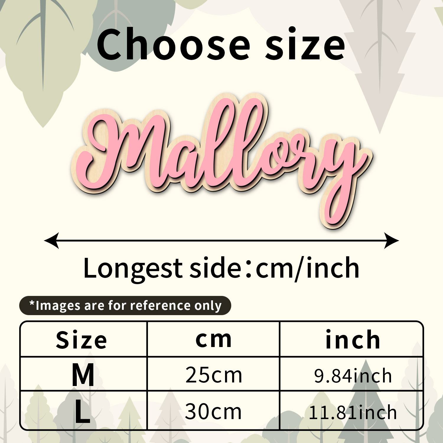 1 Personalized Double-layer Wo - огляд і ціна Baby Nursery Ornaments