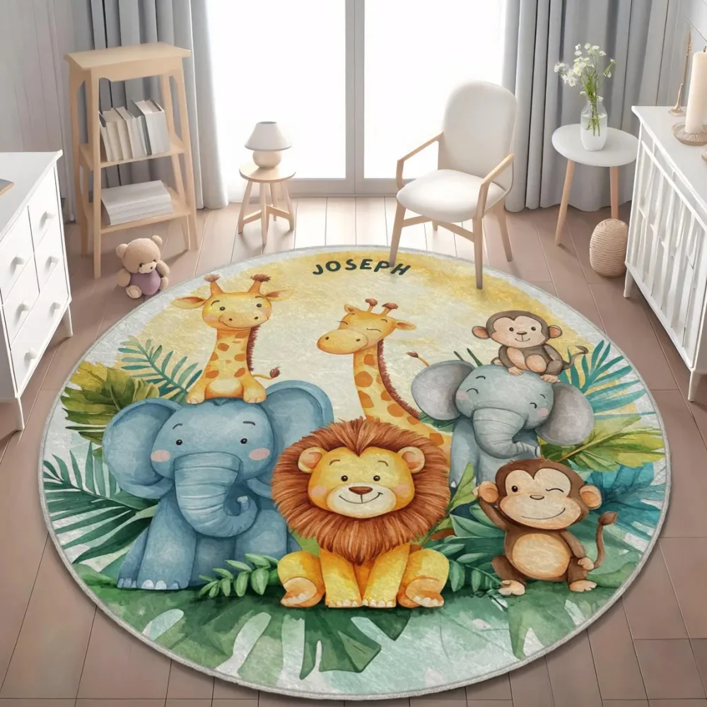 Wild Safari Animal Floor Mat G - огляд і ціна Baby Nursery Giraffe