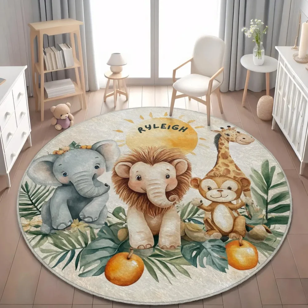 Wild Safari Animal Floor Mat G - огляд і ціна Baby Nursery Giraffe