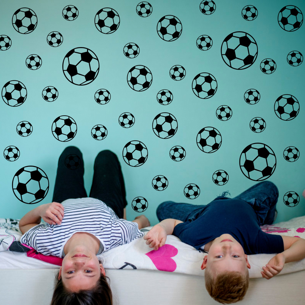 43Pcs Football Wall Stickers F - огляд і ціна Baby Nursery Wall Stickers