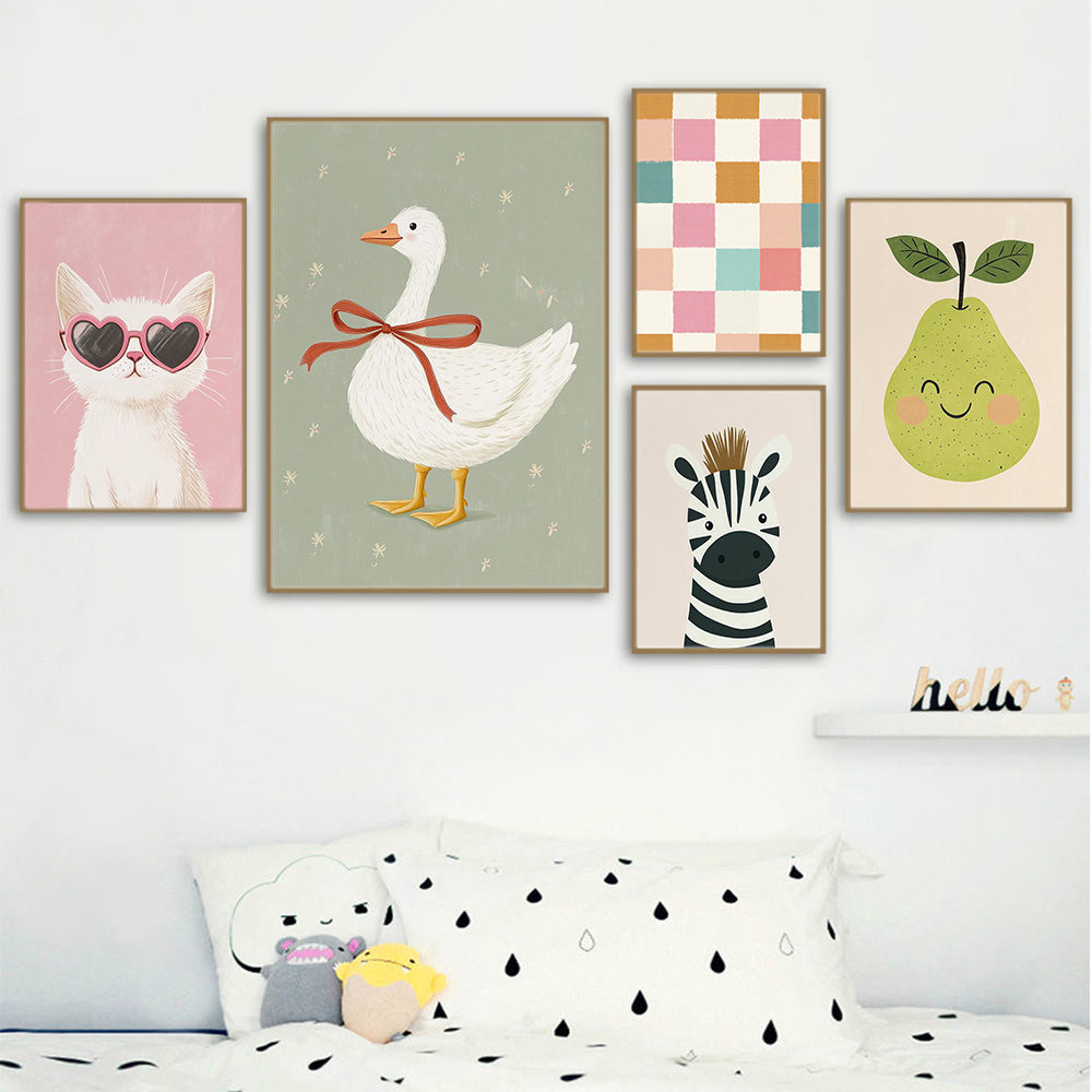 Room Prints Wall Art Baby Anim - огляд і ціна Baby Nursery Giraffe