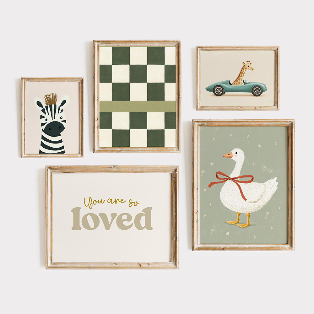 Room Prints Wall Art Baby Anim - огляд і ціна Baby Nursery Giraffe
