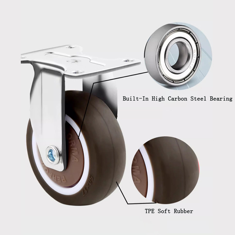 4pcs Stem Threaded Casters Off - огляд і ціна Baby Nursery Trolley