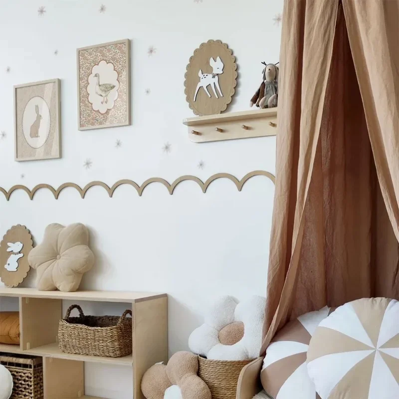 12/24pcs Unfinished Decorative - огляд і ціна Baby Nursery Wall Stickers