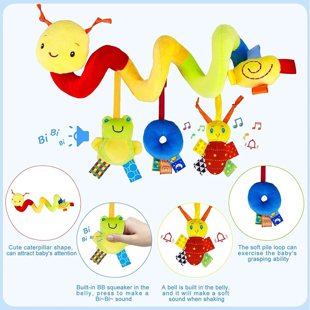 Spiral Stroller Toys Newborn P - огляд і ціна Baby Nursery Trolley
