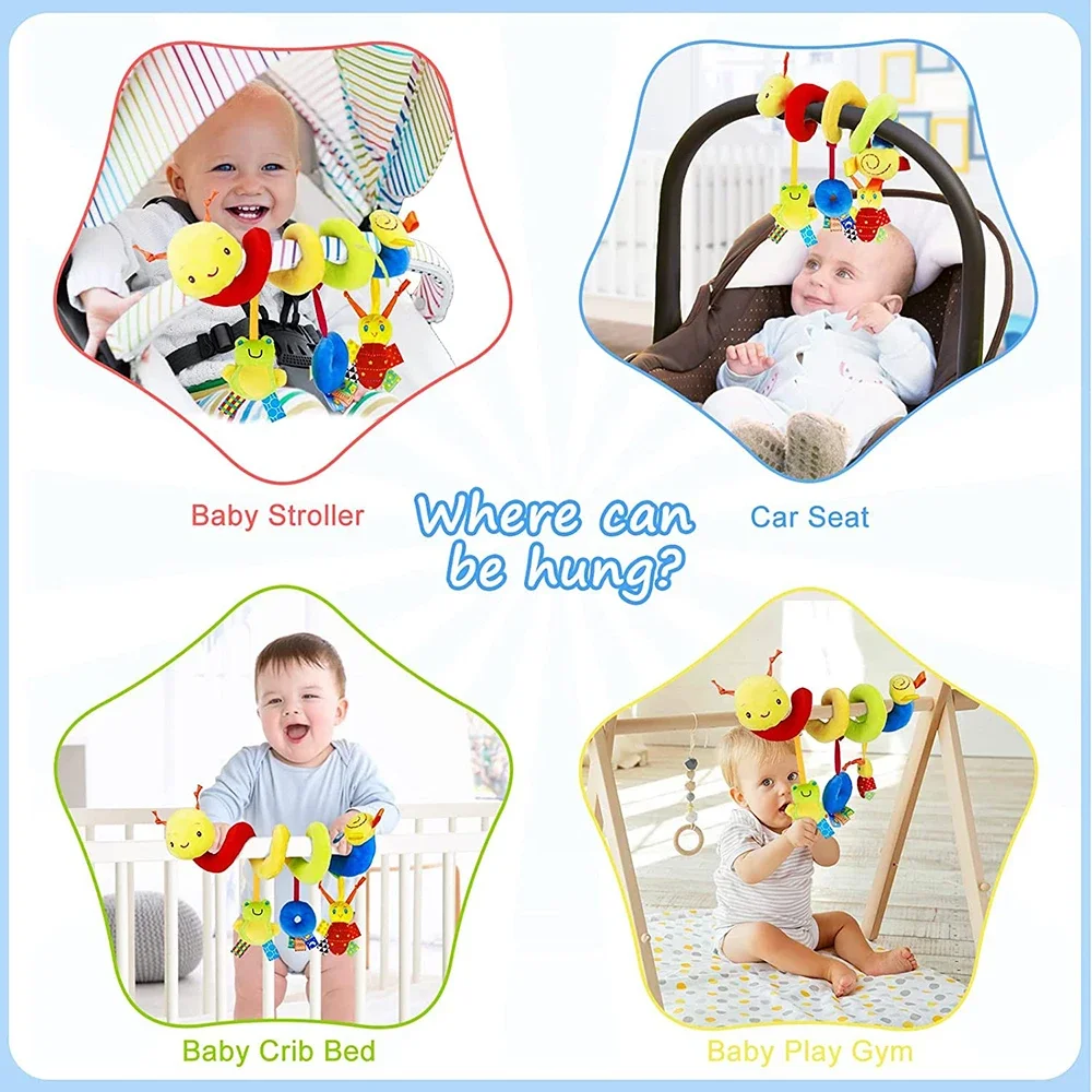 Spiral Stroller Toys Newborn P - огляд і ціна Baby Nursery Trolley