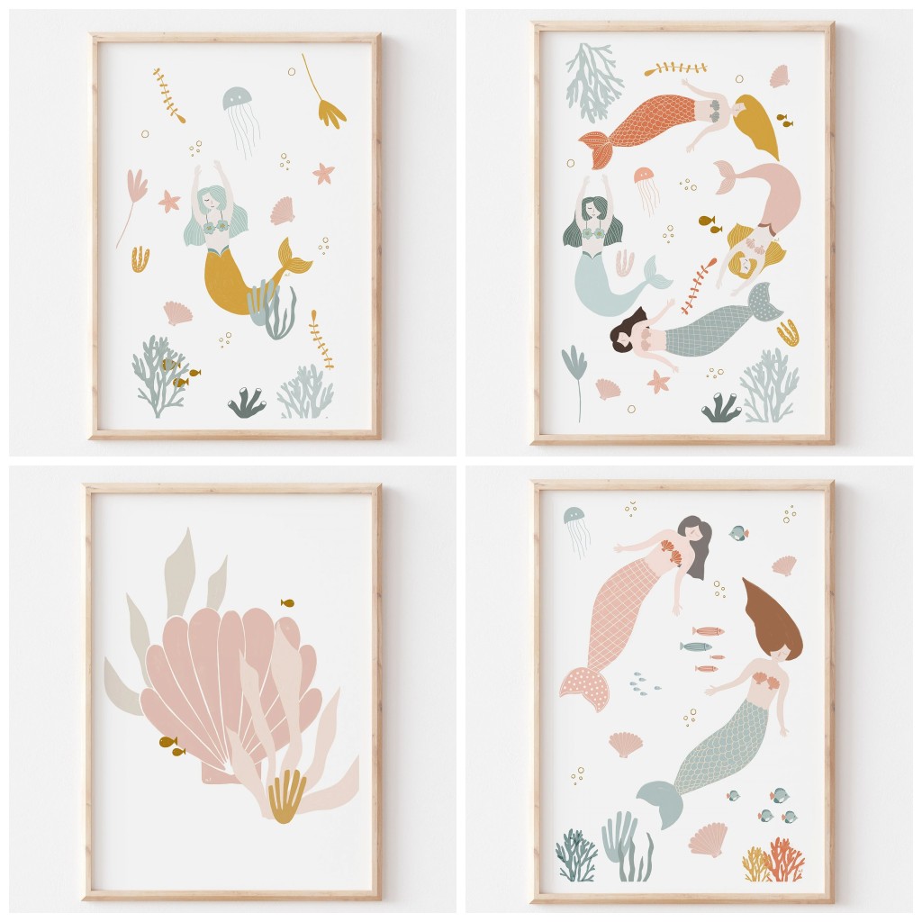 Boho Nursery Ocean Themed Pink - огляд і ціна Baby Nursery Themes Girl