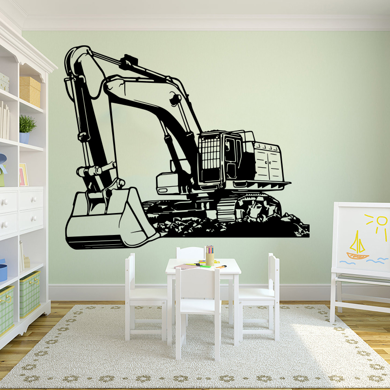 Large Heavy Equipmen Excavator - огляд і ціна Baby Nursery Wall Stickers