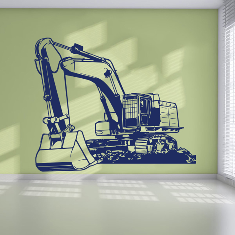 Large Heavy Equipmen Excavator - огляд і ціна Baby Nursery Wall Stickers