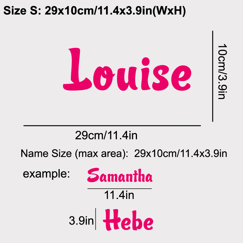 Personalized Name Vinyl Decal  - огляд і ціна Baby Nursery Wall Stickers