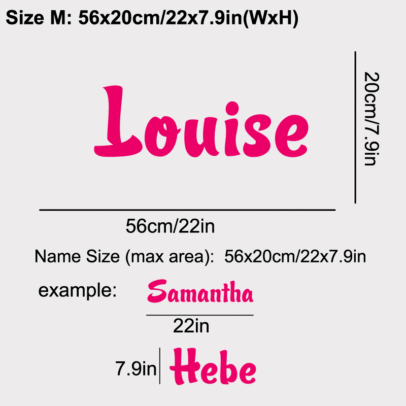 Personalized Name Vinyl Decal  - огляд і ціна Baby Nursery Wall Stickers