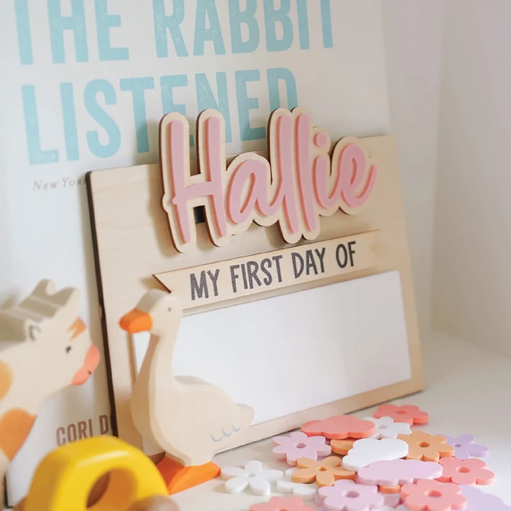 1Pc Custom First and Last Day  - огляд і ціна Baby Nursery Ornaments
