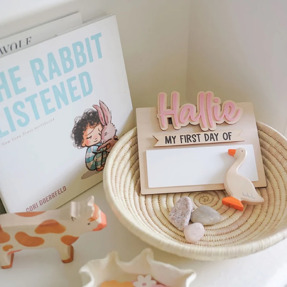 1Pc Custom First and Last Day  - огляд і ціна Baby Nursery Ornaments
