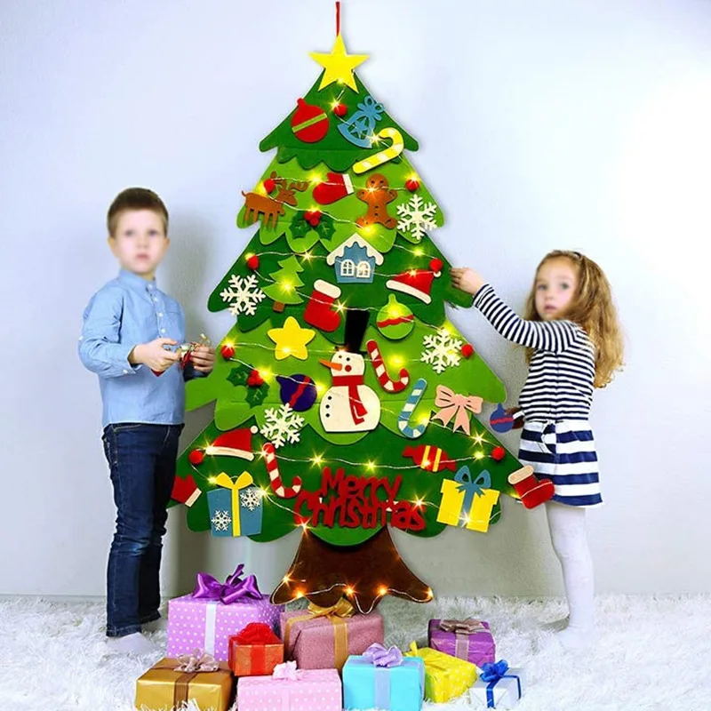 DIY Felt Christmas Tree for To - огляд і ціна Baby Nursery Wall Lights
