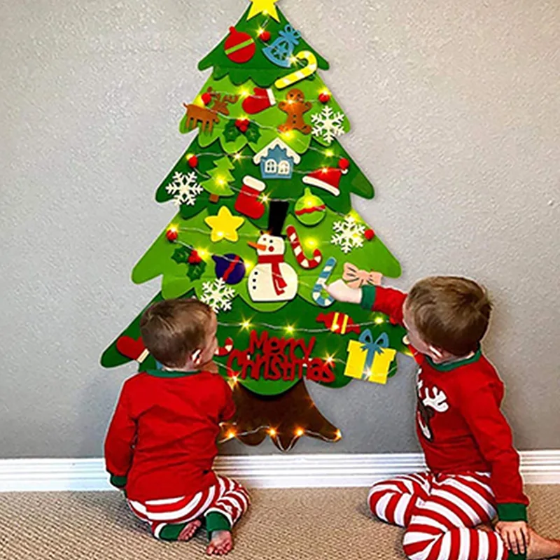 DIY Felt Christmas Tree for To - огляд і ціна Baby Nursery Wall Lights