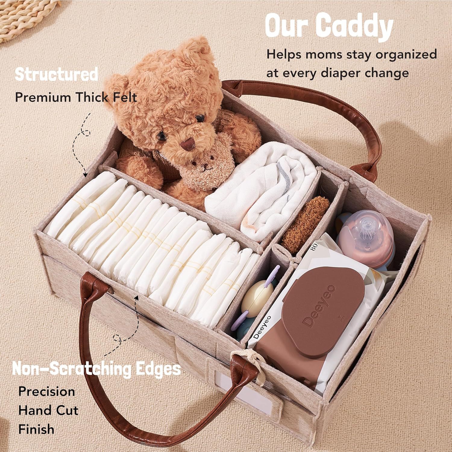 Baby Felt Storage Nursery Orga - огляд і ціна Baby Nursery Handles
