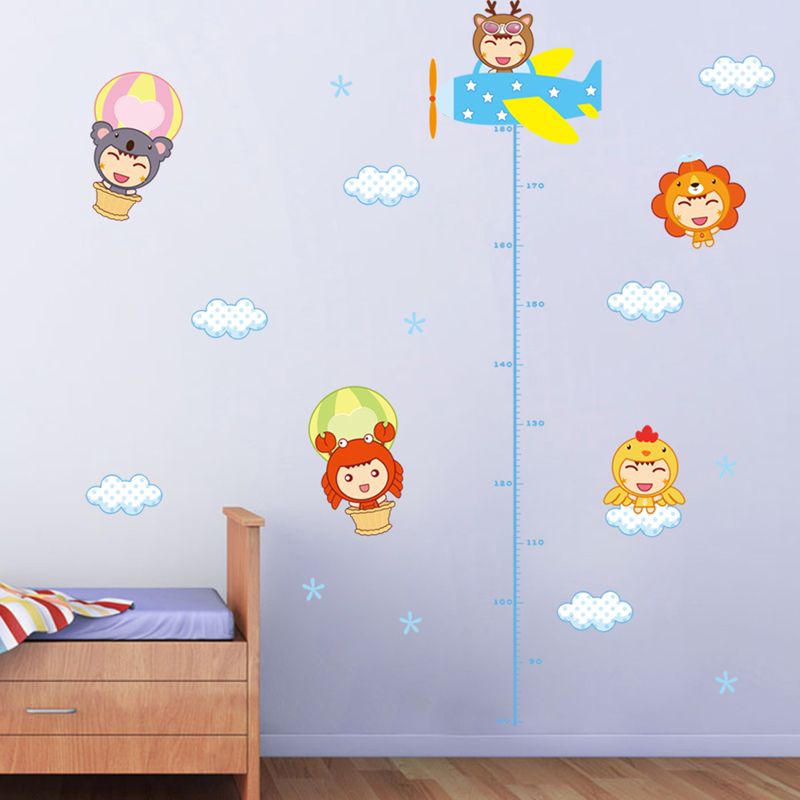 Cartoon Children Height Wall S - огляд і ціна Baby Nursery Mural Wallpaper