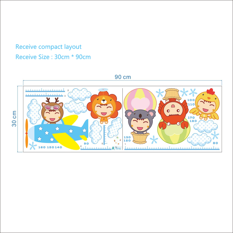 Cartoon Children Height Wall S - огляд і ціна Baby Nursery Mural Wallpaper
