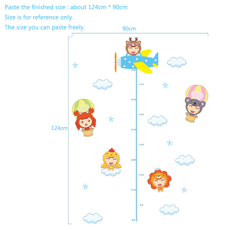 Cartoon Children Height Wall S - огляд і ціна Baby Nursery Mural Wallpaper