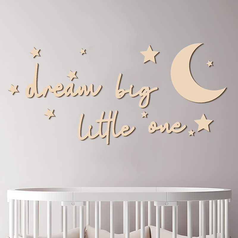 Dream Big Little One Wooden Si - огляд і ціна Baby Nursery Package