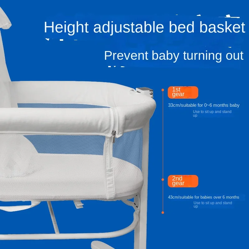 Adjustable Newborn Bassinet wi - огляд і ціна Baby Nursery Trolley