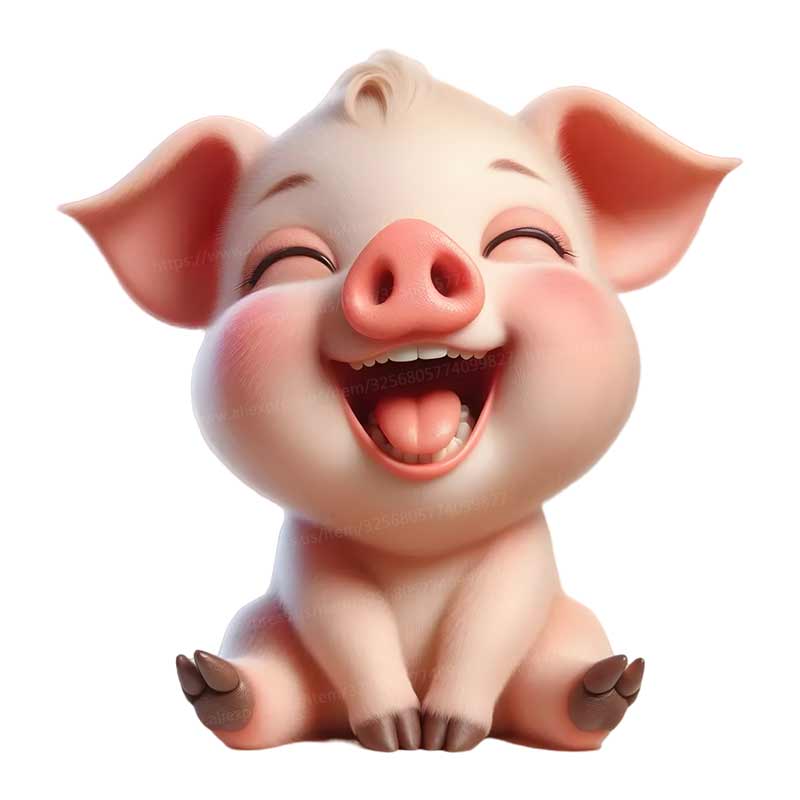 Cute Piggy Wall Sticker Baby K - огляд і ціна Baby Nursery Mural Wallpaper