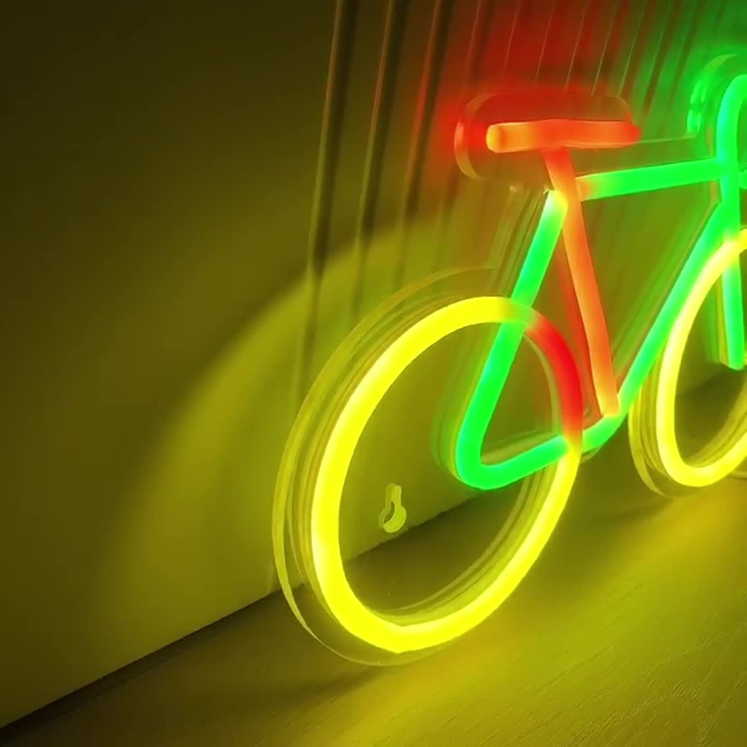 Bicycle LED Neon Sign, For Wal - огляд і ціна Baby Nursery Wall Lights