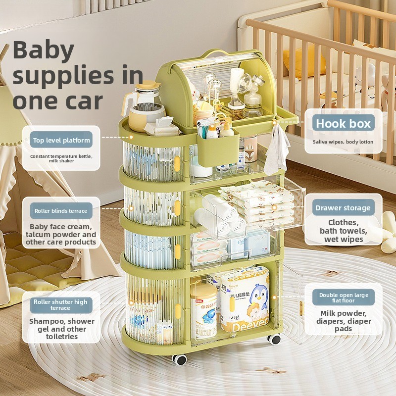 Hanging Floor Cart Baby Organi - огляд і ціна Baby Nursery Trolley