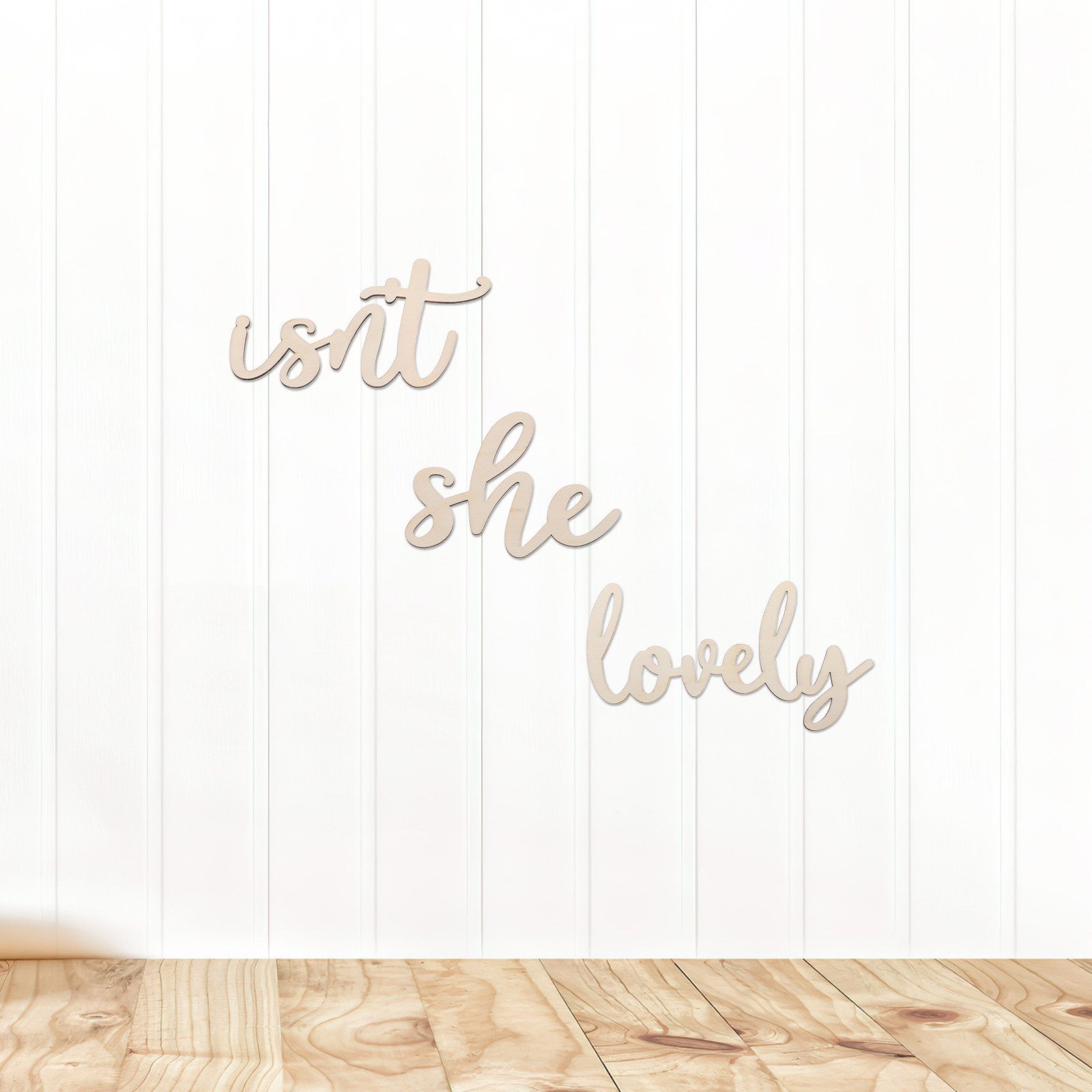 Wood Sign Wooden Wall Sticker  - огляд і ціна Baby Nursery Wall Stickers
