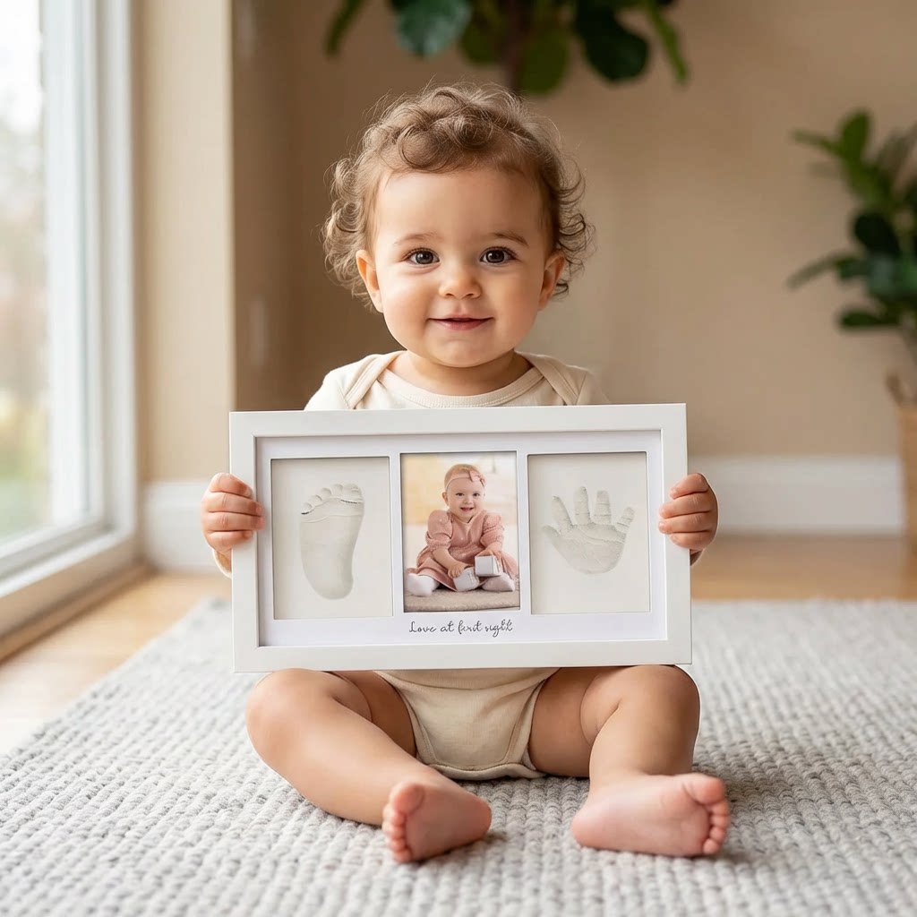 Baby Handprint Footprint Clay  - огляд і ціна Baby Nursery Design