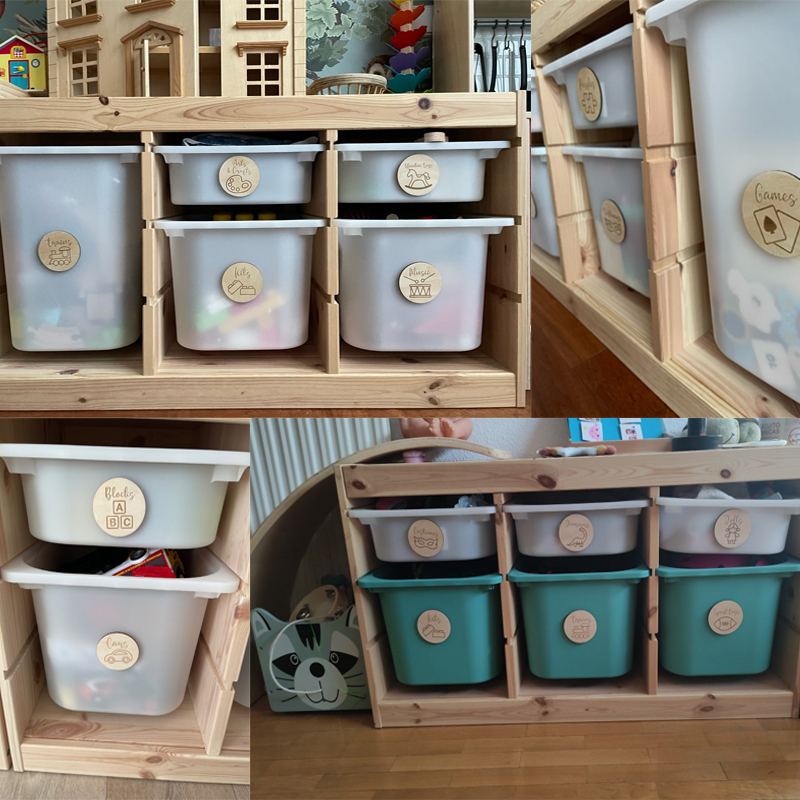 Wooden Storage Tags Nursery De - огляд і ціна Baby Nursery Things