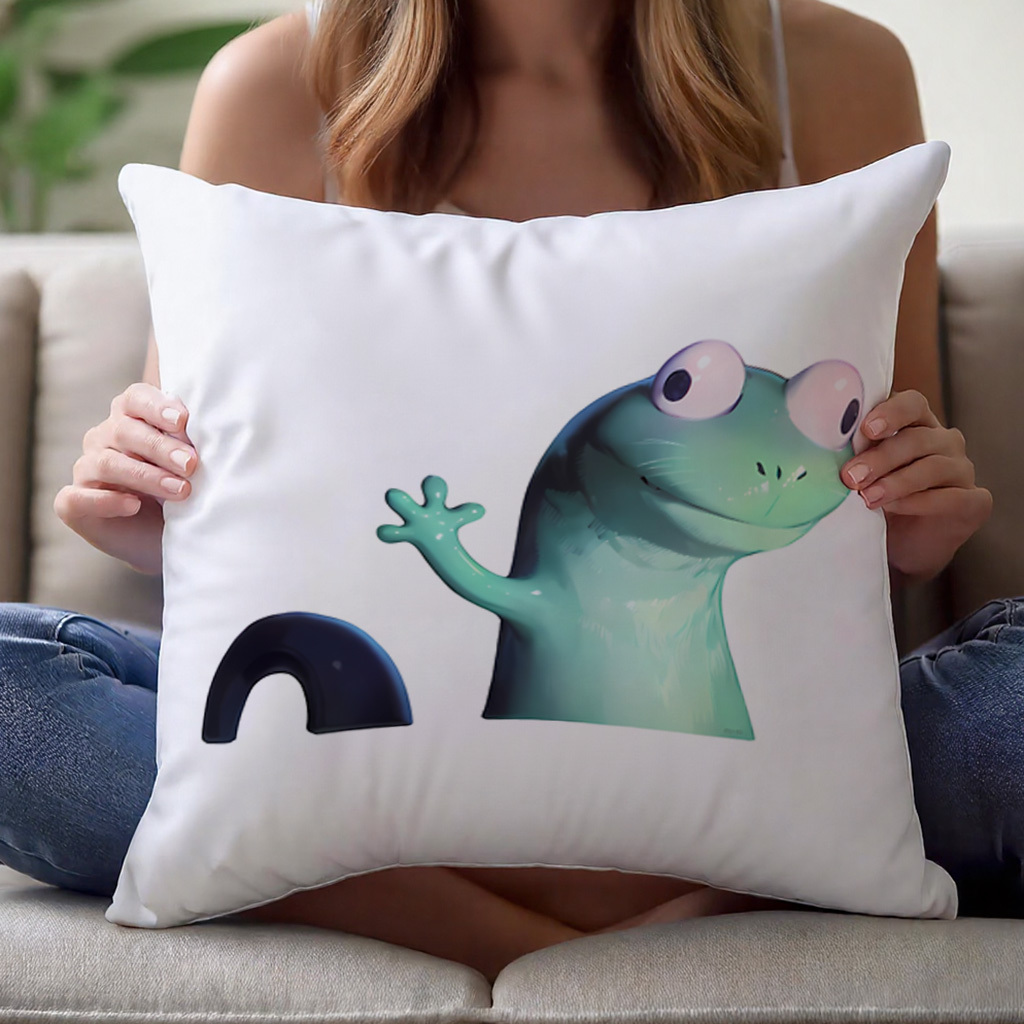 Cute Cartoon Frog Pillowcase C - огляд і ціна Baby Nursery Themes Girl
