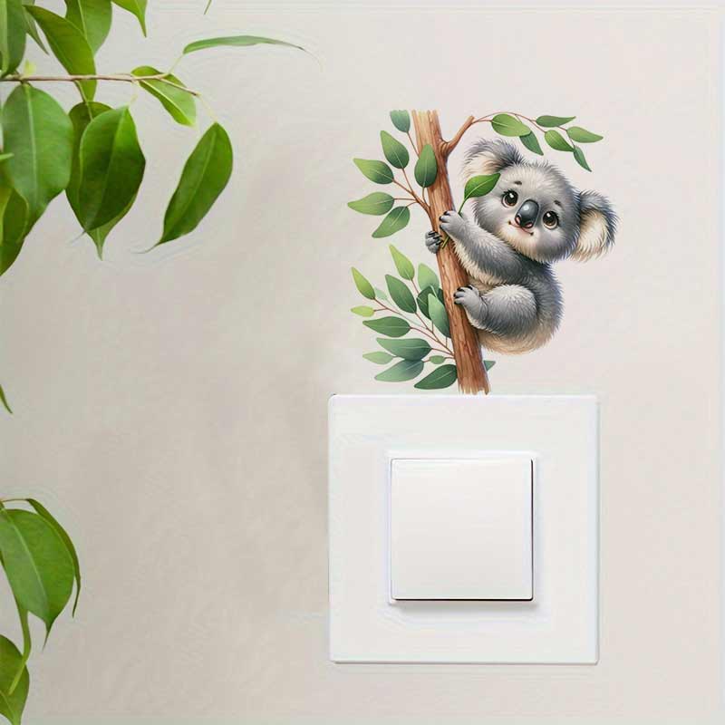 Cute Koala Wall Sticker Baby K - огляд і ціна Baby Nursery Mural Wallpaper