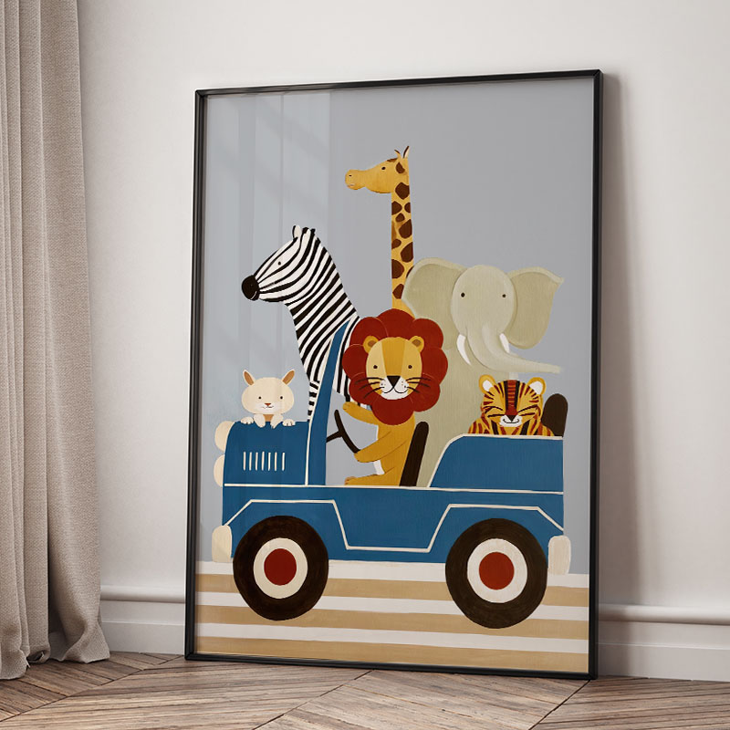 Funny Cartoon Animal Car Ballo - огляд і ціна Baby Nursery Ornaments