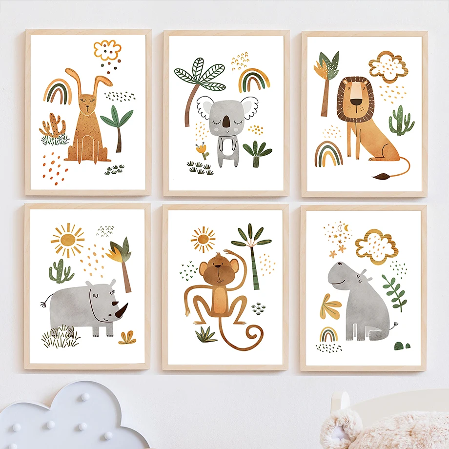 Giraffe Elephant Tiger Zebra T - огляд і ціна Baby Nursery Giraffe