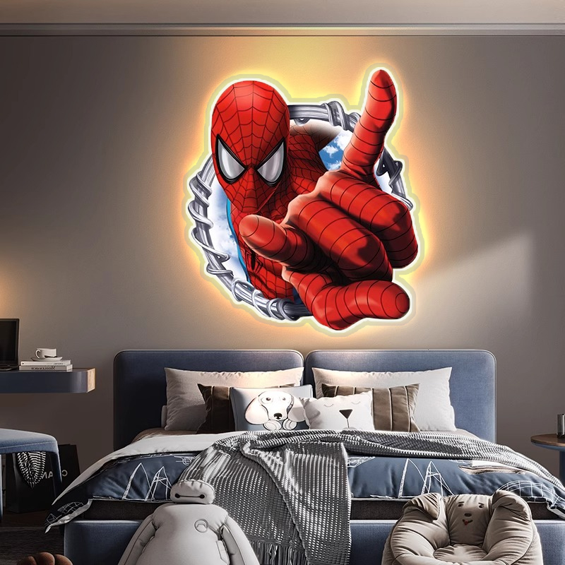 Spider Man LED Neon Sign for K - огляд і ціна Baby Nursery Wall Lights
