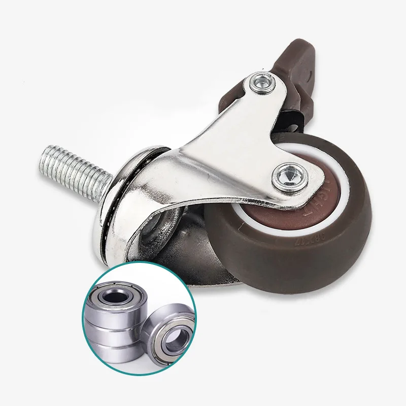 4pcs Furniture Casters Wheels  - огляд і ціна Baby Nursery Trolley
