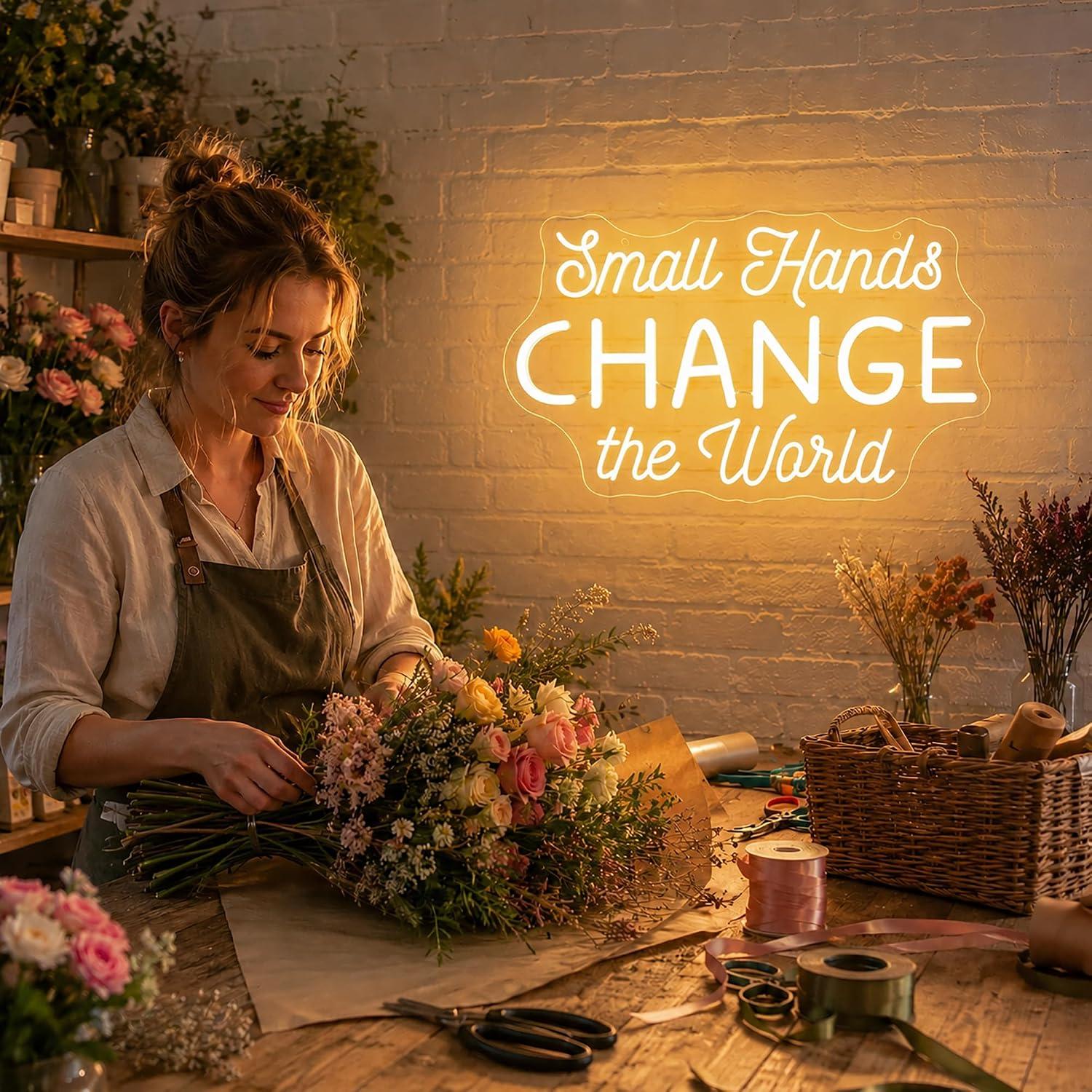 Small Hands Change the World N - огляд і ціна Baby Nursery Wall Lights