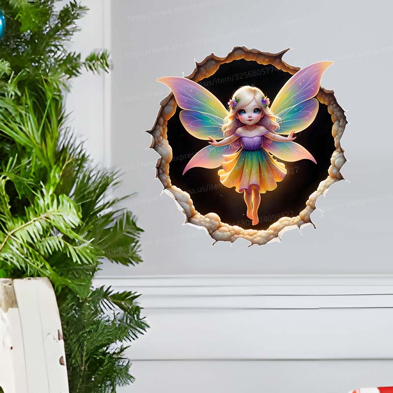 Fairy Butterfly Wall Sticker B - огляд і ціна Baby Nursery Mural Wallpaper