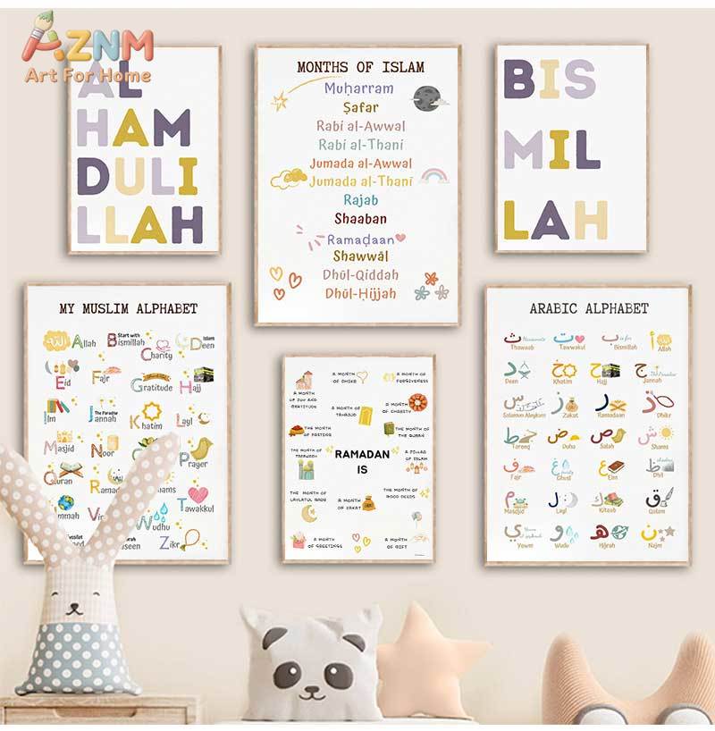Islam Muslim Prophets Arabic A - огляд і ціна Baby Nursery Posters