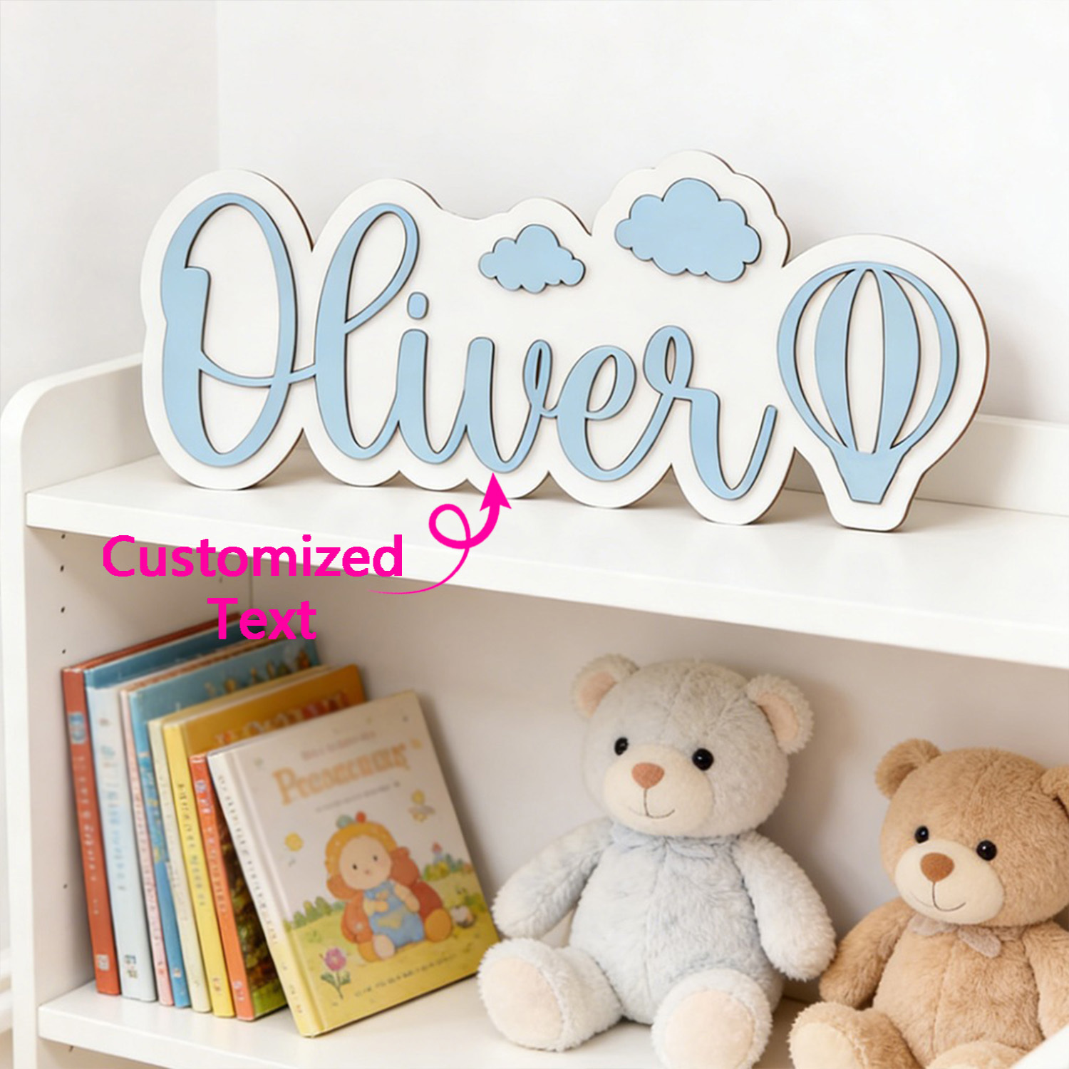 Personalized Hot Air Balloon & - огляд і ціна Baby Nursery Ornaments