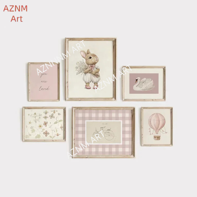 Pink Nursery Gallery Art Wall  - огляд і ціна Baby Nursery Wall Lights