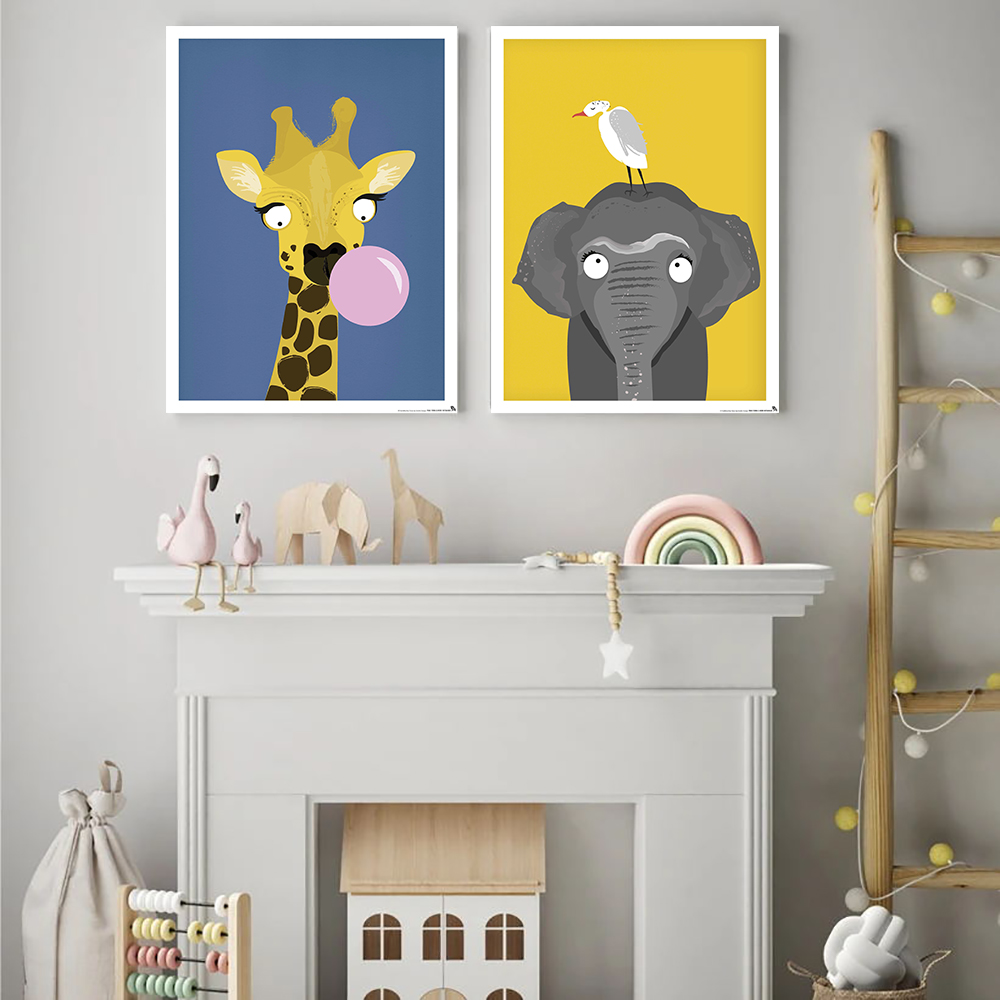 Nursery Poster Africa Animal C - огляд і ціна Baby Nursery Giraffe