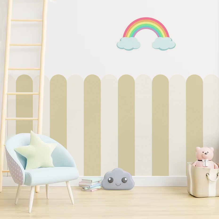 Multicolor Vertical Striped Ar - огляд і ціна Baby Nursery Wall Stickers